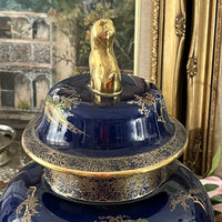 Antique Carlton Ware Vase England Chinoiserie c.1920 Kid