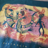 Rare Indigenous Goanna Chaset  Print Australia Up Close