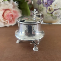 James Dixon & Sons Britannia Silver Mustard Pot Centre