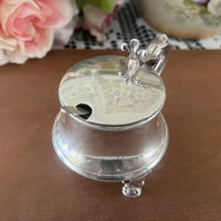 James Dixon & Sons Britannia Silver Mustard Pot Top