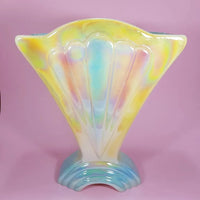 Mingay Sydney Modernist Lustreware style Vintage Vase Back