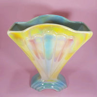 Mingay Sydney Modernist Lustreware style Vintage Vase Centre