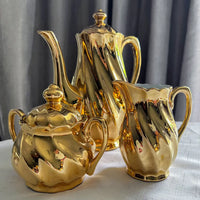 Vintage Gold Tea Set St Kilda THree
