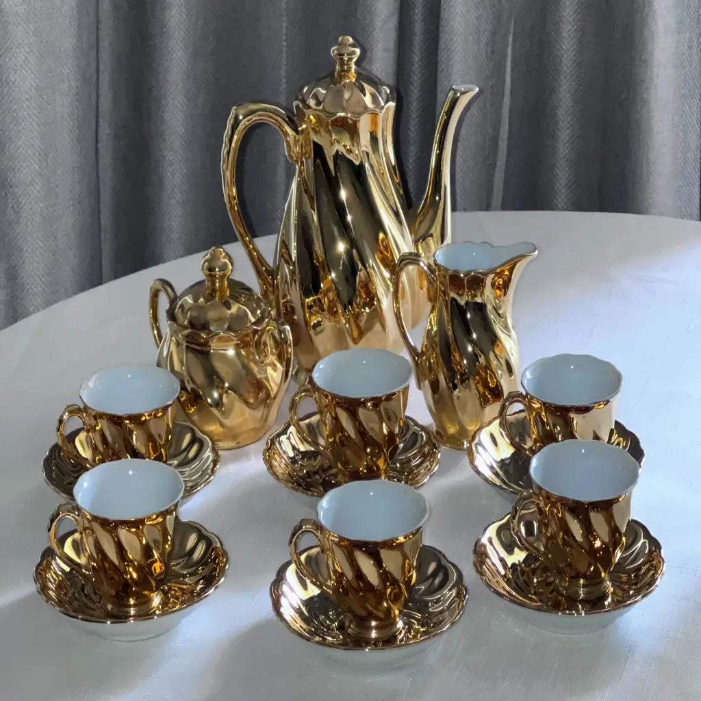 Vintage Gold Tea Set St Kilda – hillsvintage