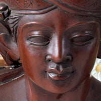 Balinese Wood Carving Village Woman aafatimah c.1940  Close