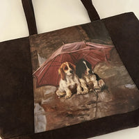 Clare-V-Dog-Print-Tote-Handbag-Made-in-USA-Designer-IMG-9718 Centre