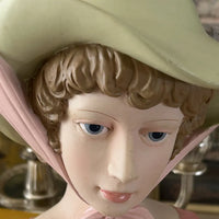 Lady With Bonnet Head Vase c.1950 CLose