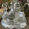 Meridien Britannia Company Silver Cruet Set c.1900 Close