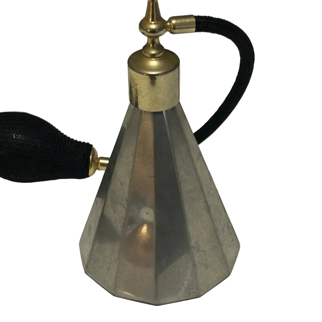 Mid-Century-Faceted-Metal-Perfume-Atomiser-with-Brass-Top-1950s-IMG-9694 Main
