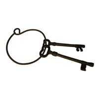 Pair-of-Antique-Brass-Skeleton-Keys--Late-1800s-IMG-9714 Centre