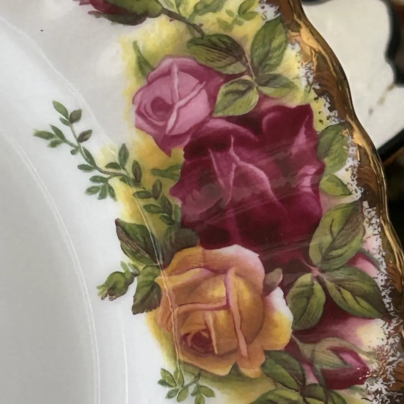 Royal Albert Old Country Roses Entree Plate Close