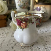 Royal Albert Old Country Roses Sugar Bowl and Creamer  creamer