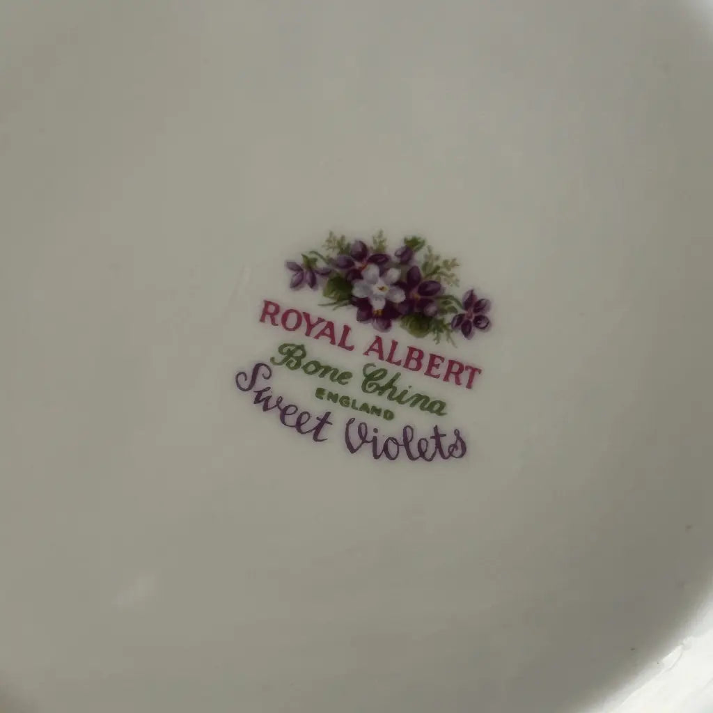 Royal Albert Teapot Vintage Sweet Violets Marking