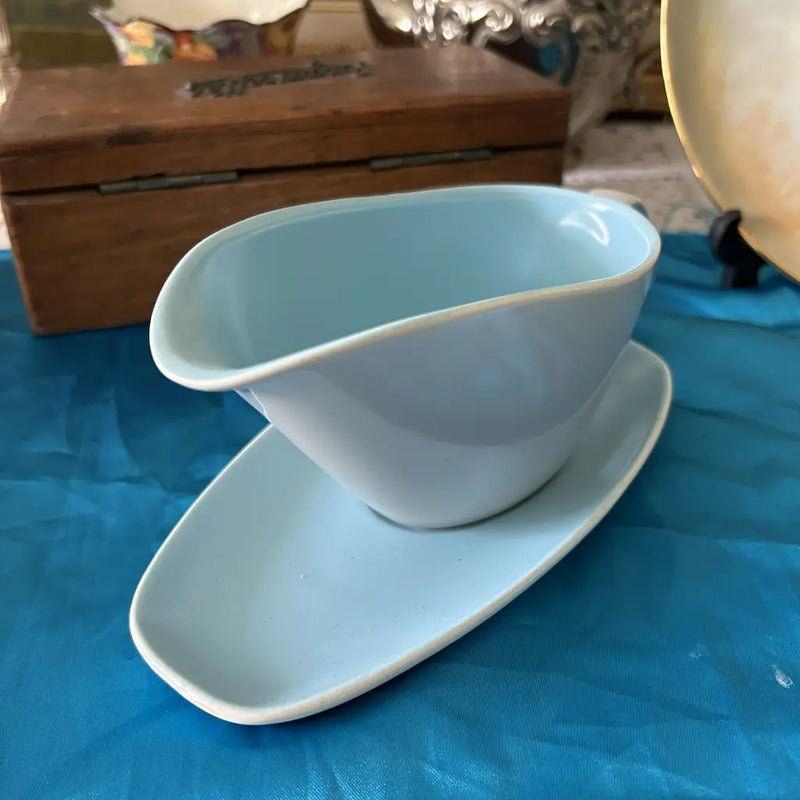 Sauce Boat 1950's Retro style Poole England Front