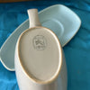 Sauce Boat 1950's Retro style Poole England Marking