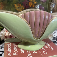 Vintage Australian Vase Kalmar Ceramics c.1950 Left