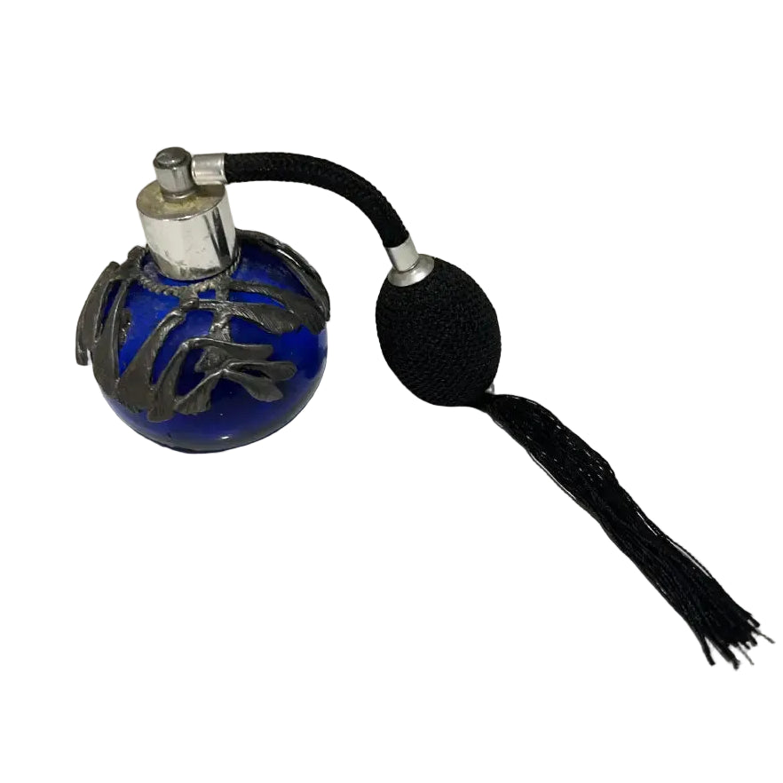 Vintage-Cobalt-Blue-Silver-Overlay-Perfume-Atomiser-1930s-IMG-9674 Feature