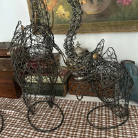 Vintage-Mid-Century-Wire-Elephant-Sculpture--Handmade-Metal-Art-IMG-9662 Main