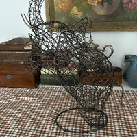 Vintage-Mid-Century-Wire-Elephant-Sculpture--Handmade-Metal-Art-IMG-9662 Large