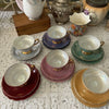 Vintage Teacup Set Japanese Lustre c.1950 Top