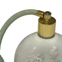 Vintage-White-Ceramic-Perfume-Atomiser-with-Embossed-Roses-IMG-9683 Close