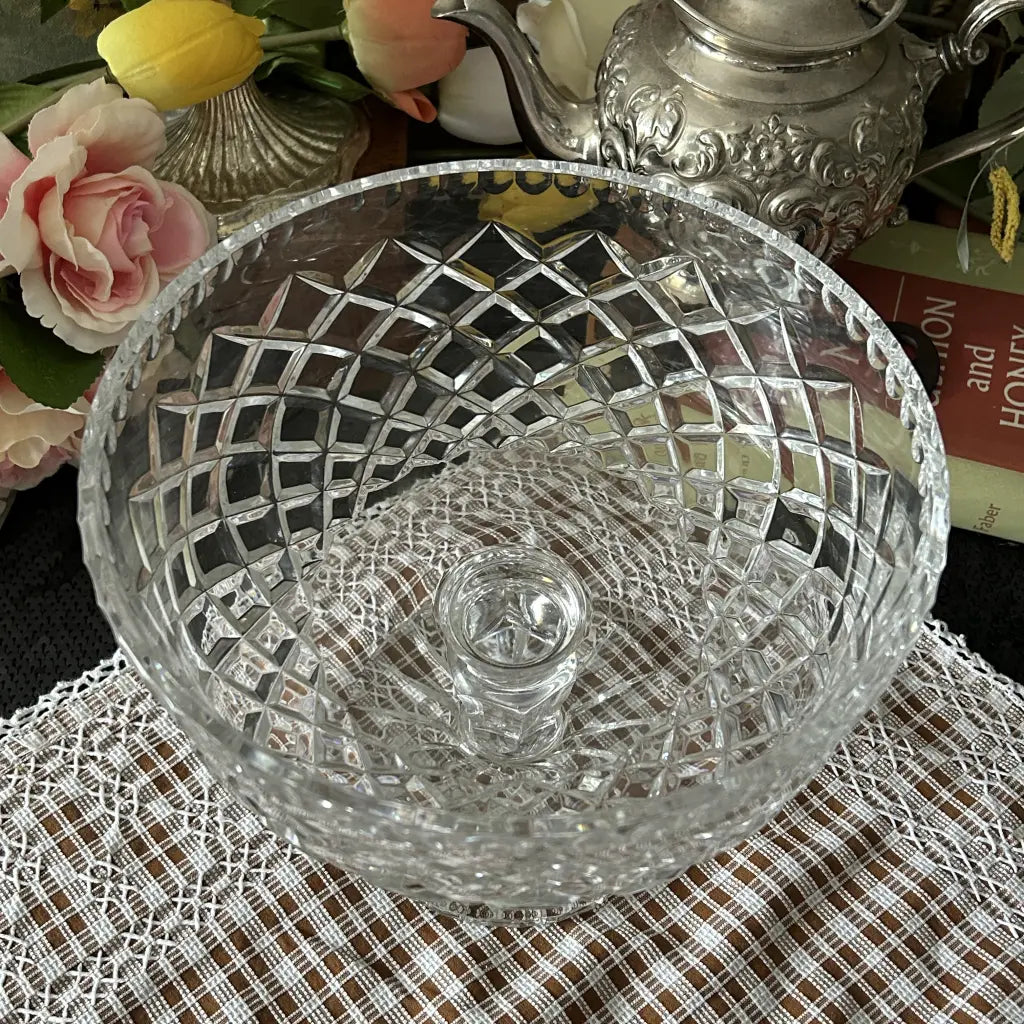 Vintage-crystal-cut-bow Top