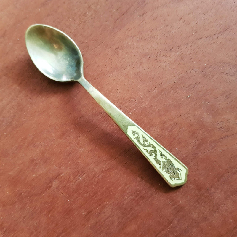 Siam Brass Buddha Spoons Circa 1940 Spoon 1