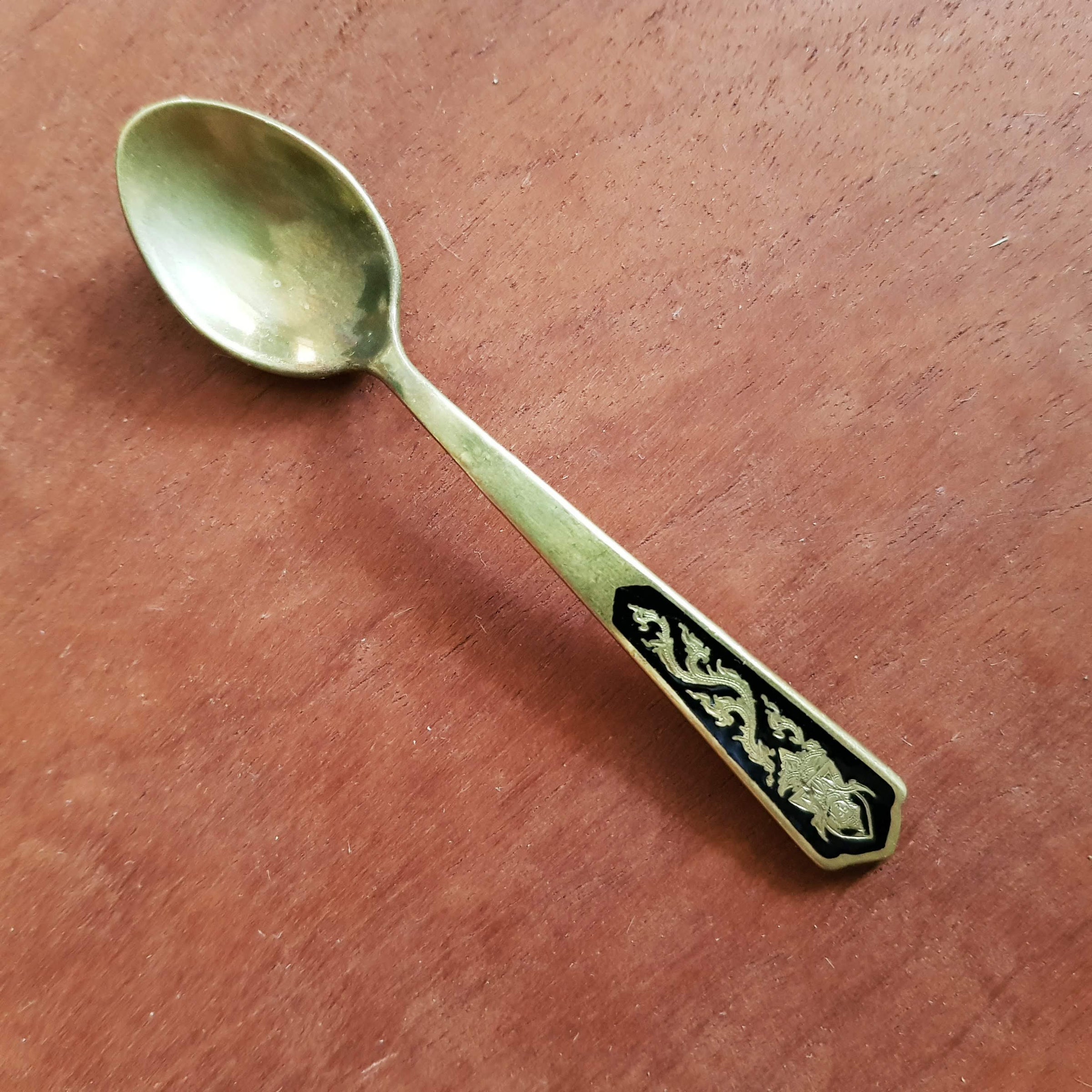 Siam Brass Buddha Spoons Circa 1940 Spoon 2