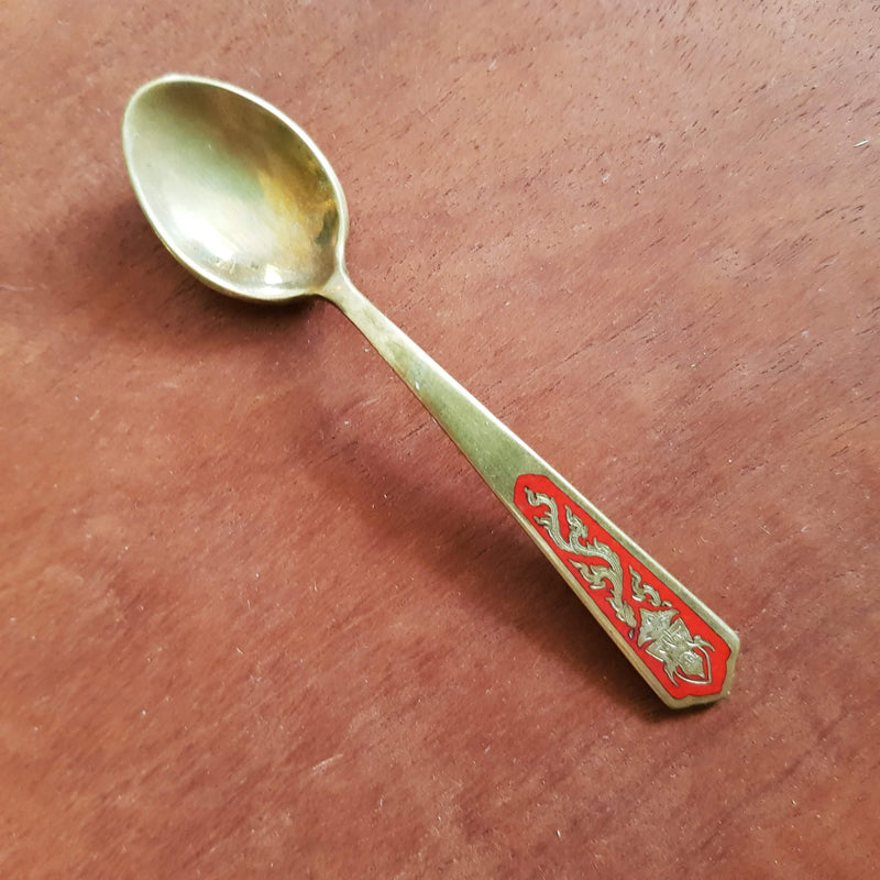 Siam Brass Buddha Spoons Circa 1940 Spoon 6