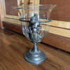 Art Deco Reproduction Bronze Mystical Glass Vase 2 Main