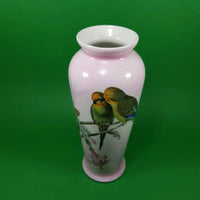 Australian Birds Ceramic Vase Front
