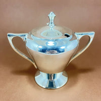 Crusader Plate Vintage Silver Tea Set c.1930 Sugar Bowl
