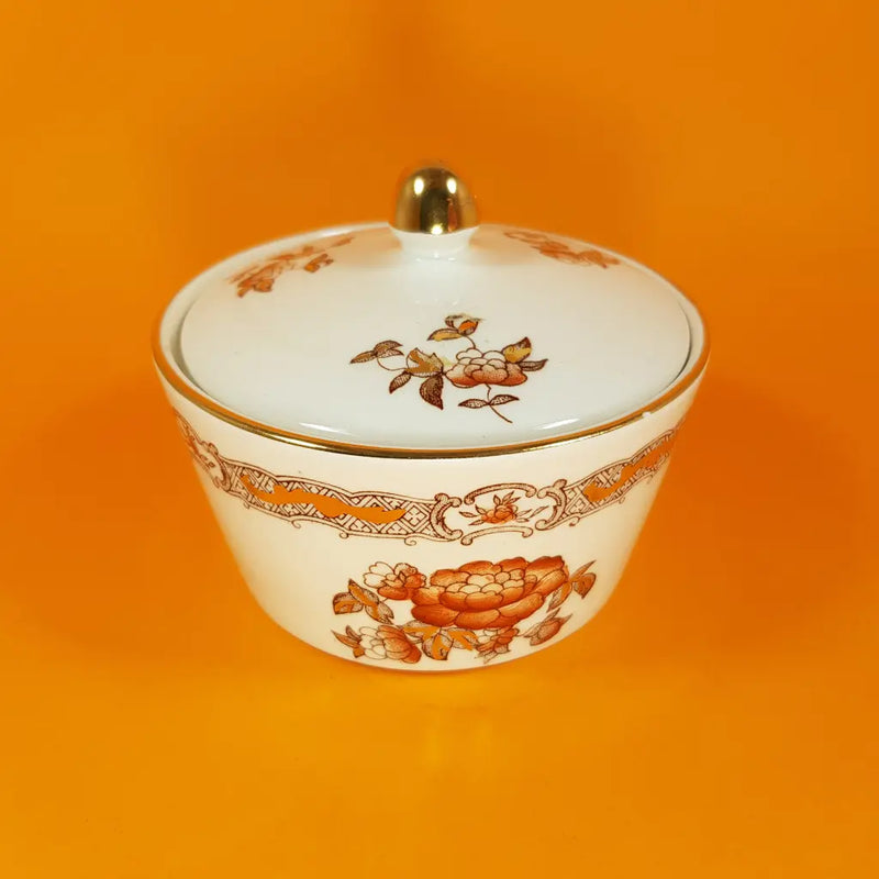 Fielding's Crown Devon porcelain set 1940's Sugar Bowl