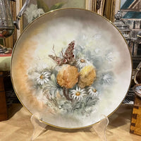 Vintage Hand Painted Decorative Plate by Pat Williams Main