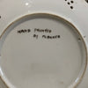 Vintage Hand Painted Decorative Plate by Baker Markings