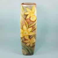 Hand Painted vase by Roslyn Pardon Front