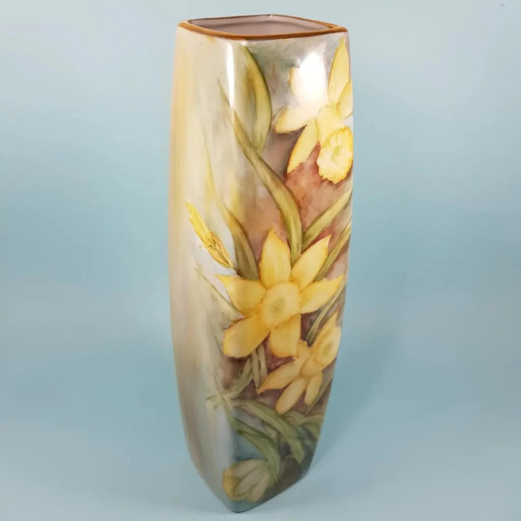 Hand Painted vase by Roslyn Pardon Right