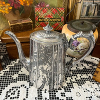 James Dixon & Sons Britannia Silver Coffee Pot c.1875 Centre