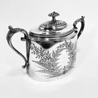 James Dixon & Sons EPBM Silver Tea Set C.1900 Sugar Bowl