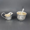 Mappin & Webb Sterling Silver Sugar Bowl with creamer 1897 Main