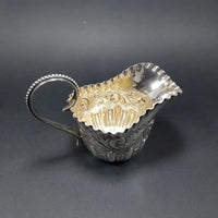 Mappin & Webb Sterling Silver Sugar Bowl with creamer 1897 Top