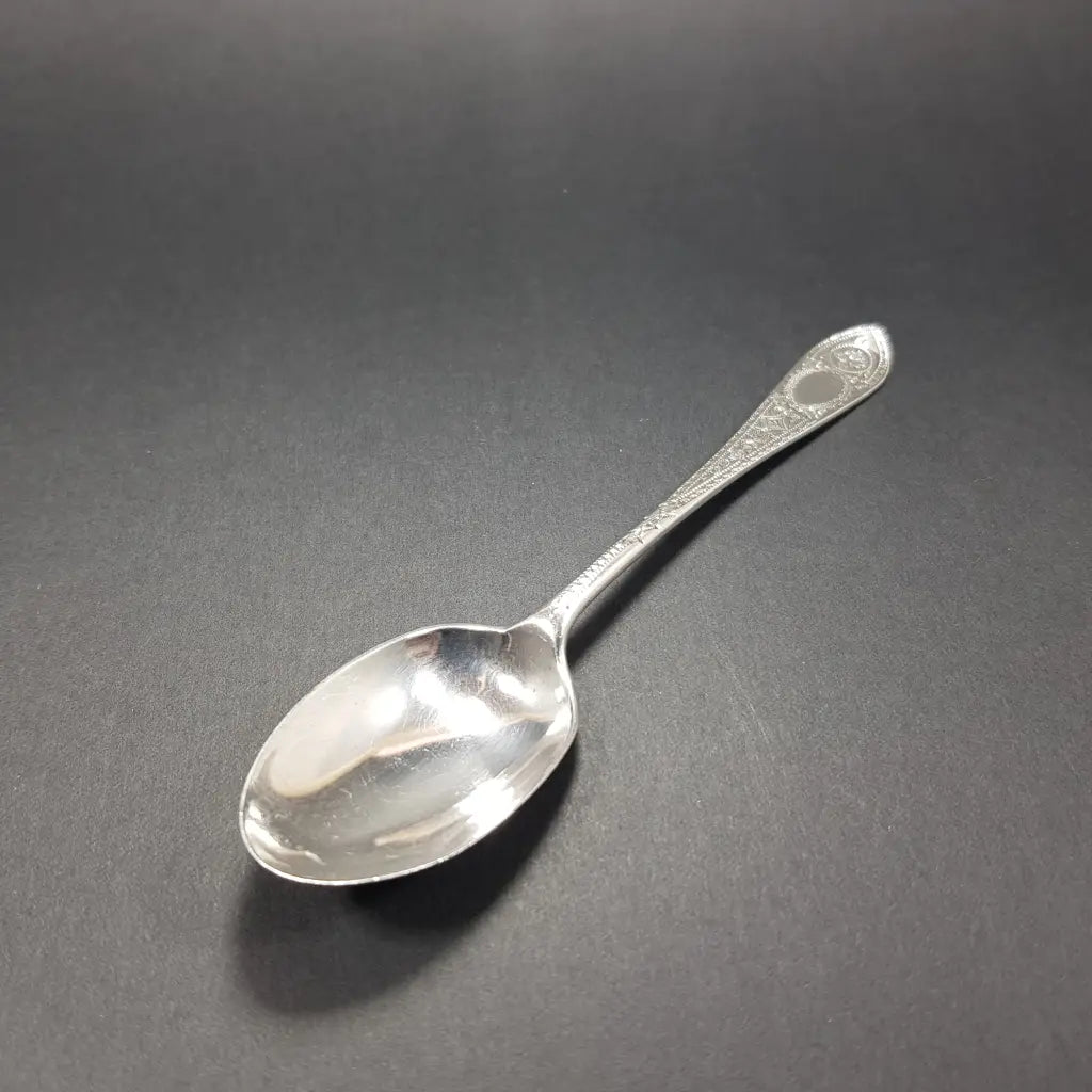 Mappin & Webb Sterling Silver Sugar Bowl with creamer 1897 Spoon