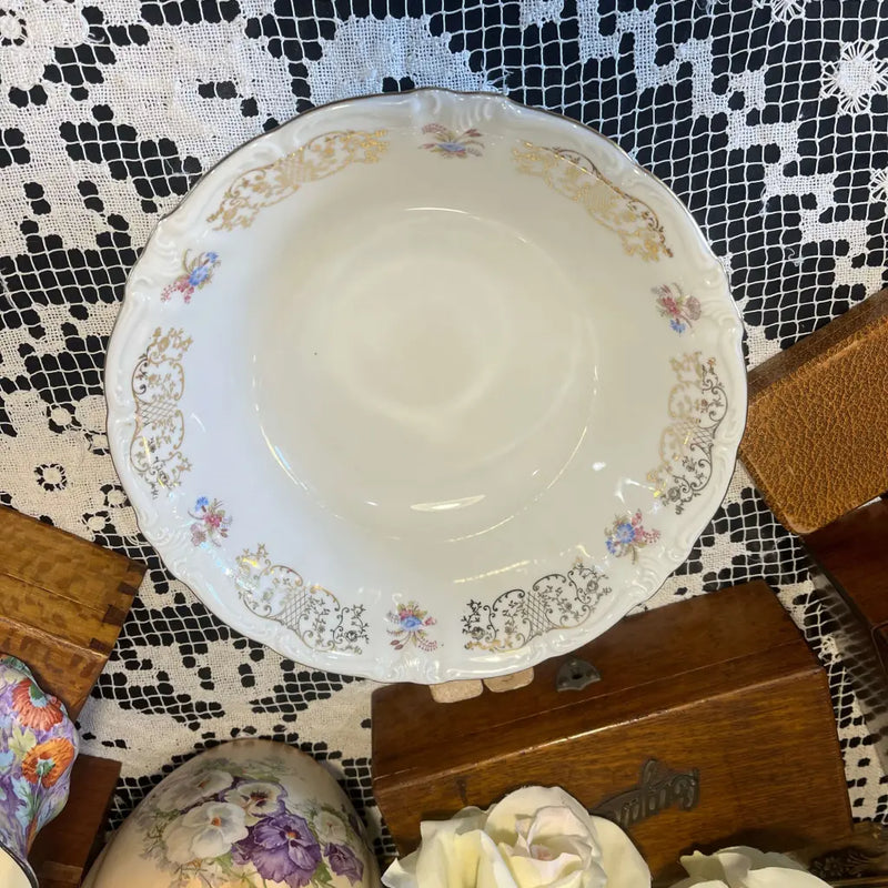 Mint Condition Winterling Bavaria Serving Bowl 1950's Top