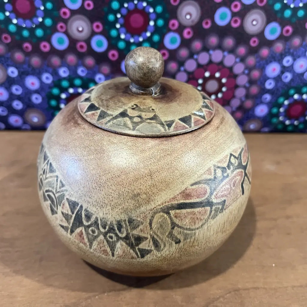 Rare Indigenous Wooden Bowl Main