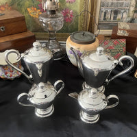 Regent London Silver Tea and Coffee Set c.1960 Top
