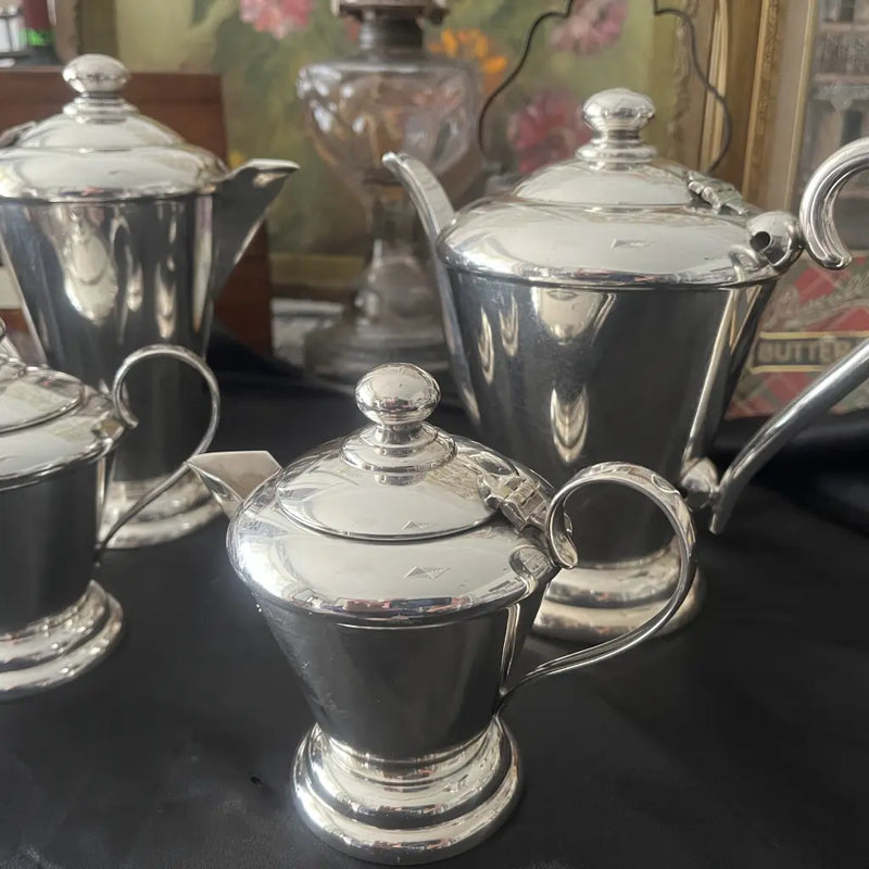 Regent London Silver Tea and Coffee Set c.1960 Right
