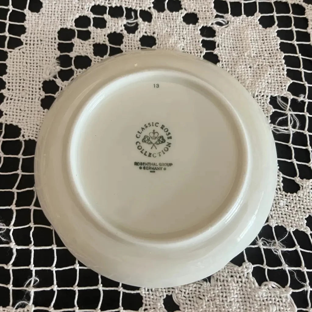 Rosenthal Group Classic Rose Collection minature plate – hillsvintage