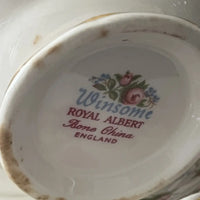 Royal Albert Winsome Tea Cup Trio Markings