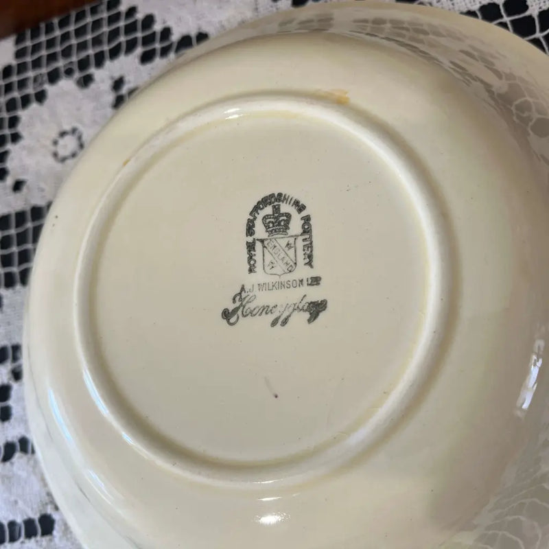 Royal Staffordshire Honey Glaze Bowl c.1940 Markings