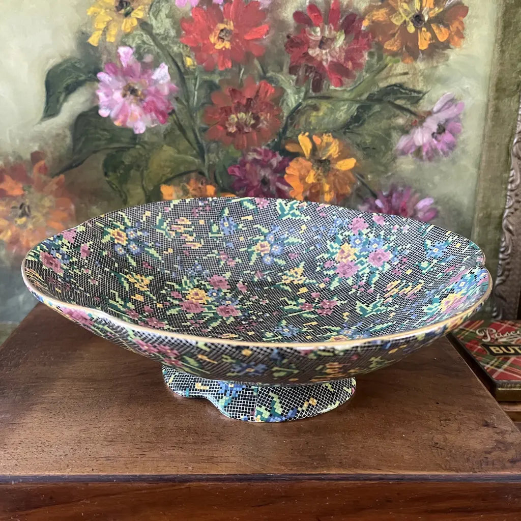 Royal Winton Grimwades Art Deco Victorian bowl c.1930 Main